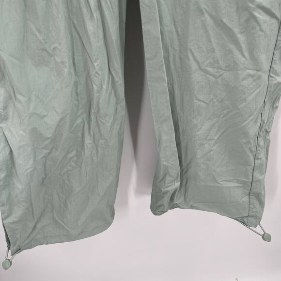 Forever 21 Jumpsuit SZ Medium Halter Cargo Light Blue/Green Parachute Cargo NWT - Picture 12 of 13